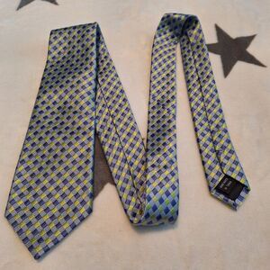 Talbots Neck Tie Boy‎ Kids Green & Blue 100% Silk Handmade Formal Wedding Party
